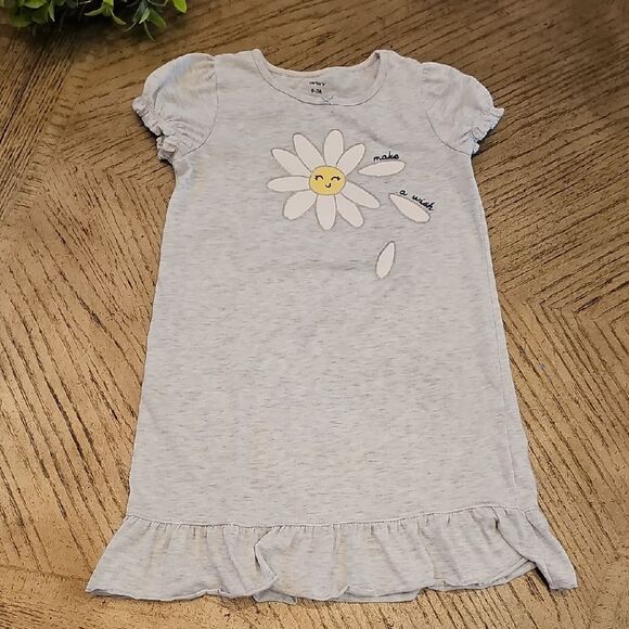 Flower Dress Pj Size 6/7 - Picture 1 of 7